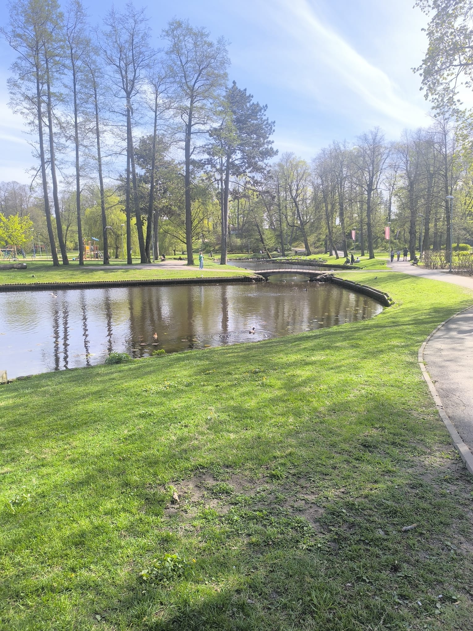 Torņakalna parks ar dīķi